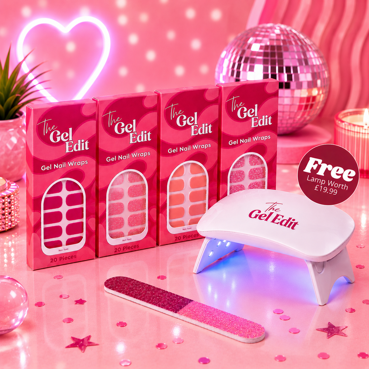 Starter Kit Including UV Lamp - 4 Sets